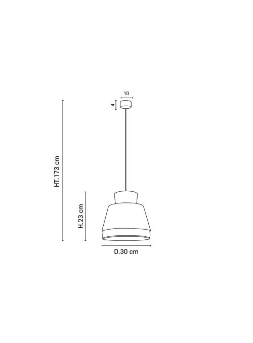 SUSPENSION SINGAPOUR XM GRIS CLAIR ET TOMETTE