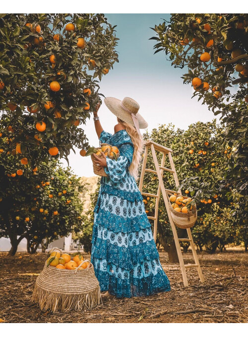 Le Panier Luxe En Raffia -...