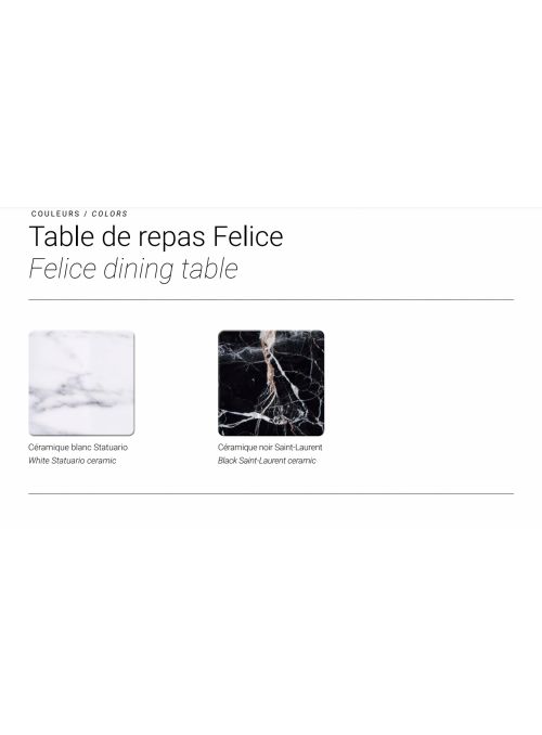 TABLE A RALLONGE RONDE FELICE