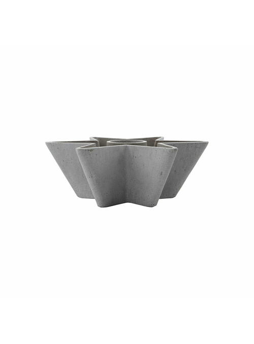 Porte-bougie, Mold Star, Gris