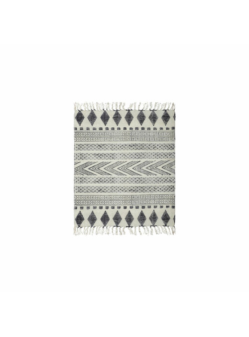 Tapis, Block, Gris noir