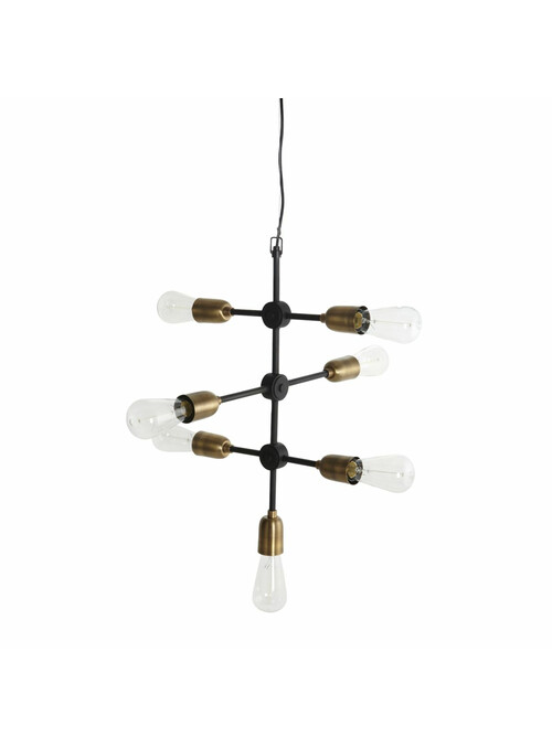 Lampe, Molecular, Noir/Laiton