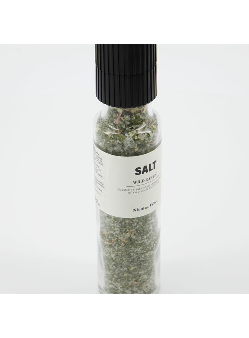 Salt, wild garlic