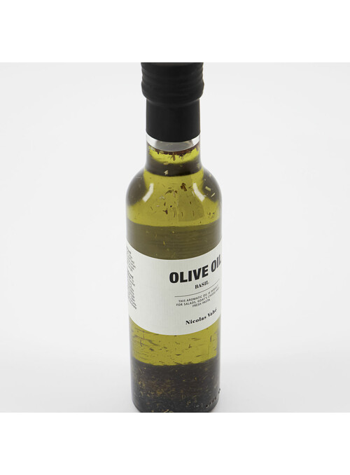 Olive oil with basil