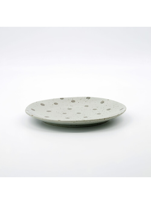 Assiette, Dots, Beige