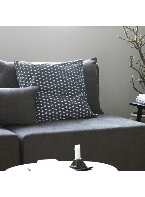 Housse de coussin, Nero, Gris