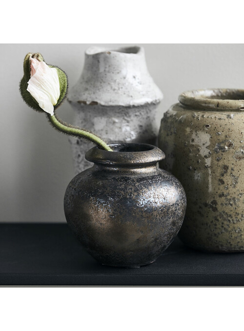 Vase, Mini, Bronze, Marron