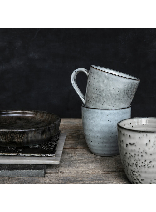 Tasse, Rustic, Gris/Bleu