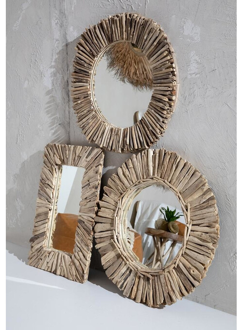 Le Miroir Crown Driftwood -...