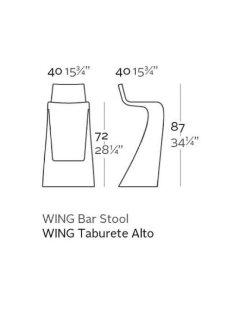 Tabouret WING