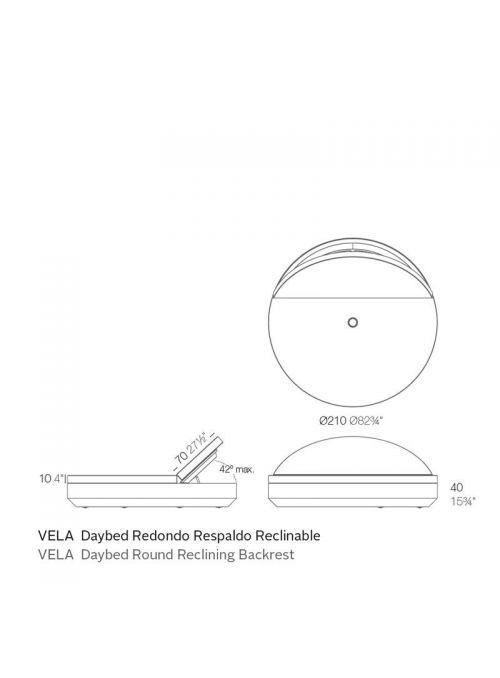 Lounge rond VELA