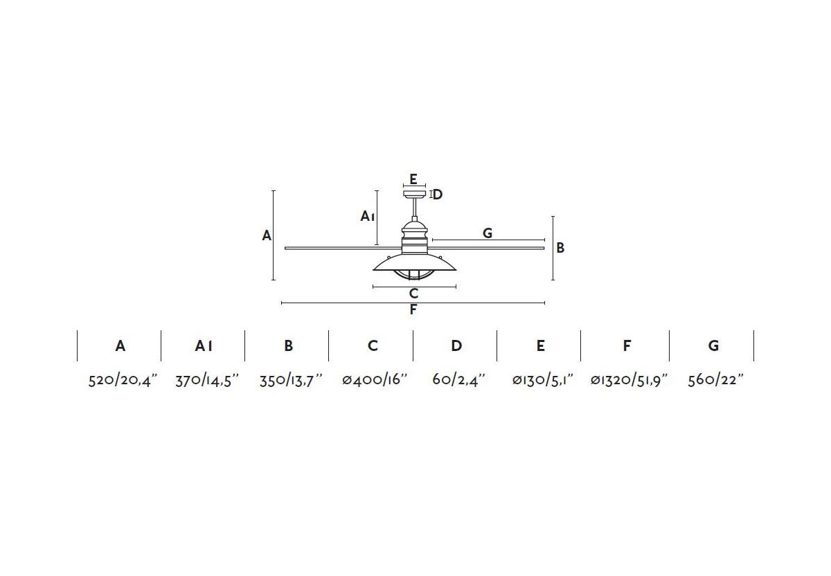 VENTILATEUR DE PLAFOND WINCH