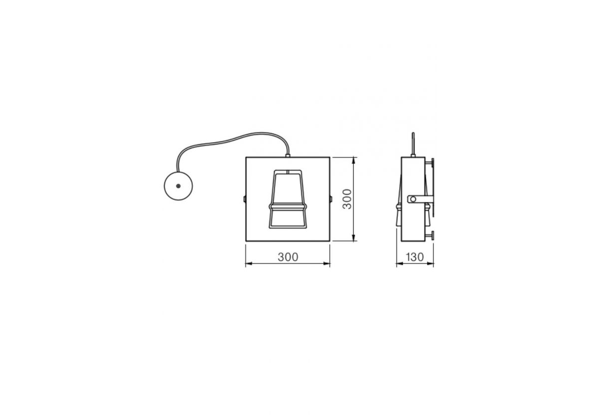 APPLIQUE MURALE BELLE D'I 20 EMPREINTE AB60