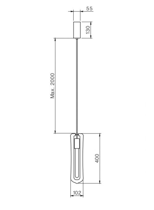 SUSPENSION NEWEL