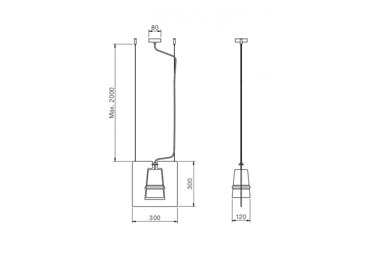 SUSPENSION BELLE D'I 20 MTL20