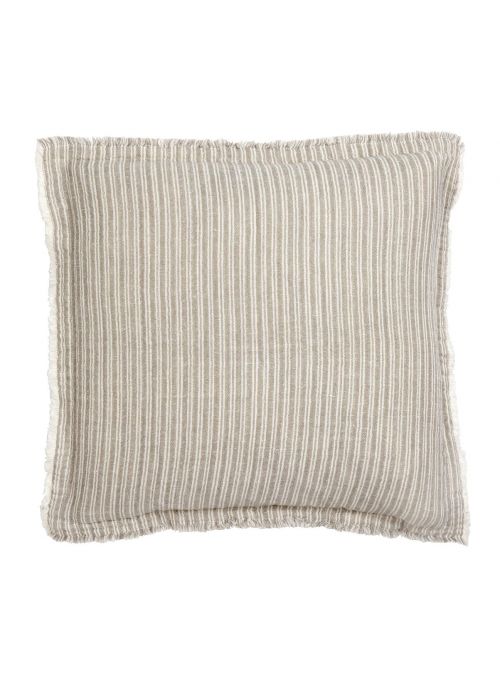 HOUSSE DE COUSSIN A RAYURES