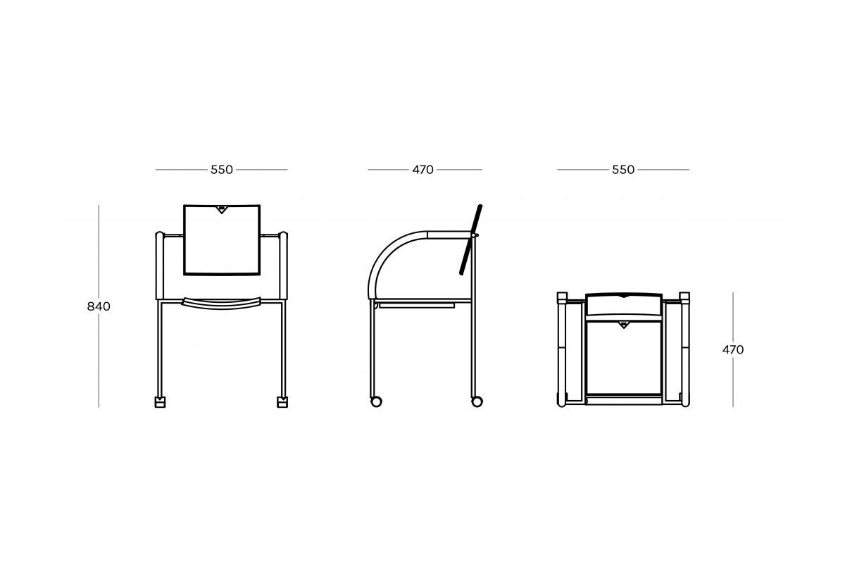 FAUTEUIL COMODA RUOTE