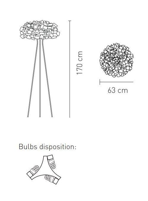 LAMPADAIRE CLIZIA FUME