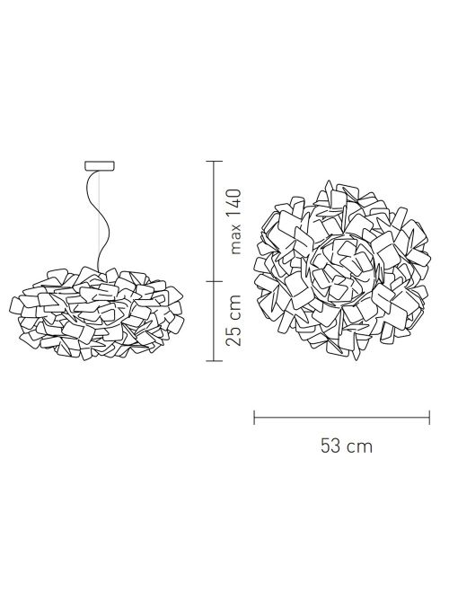 SUSPENSION CLIZIA FUME