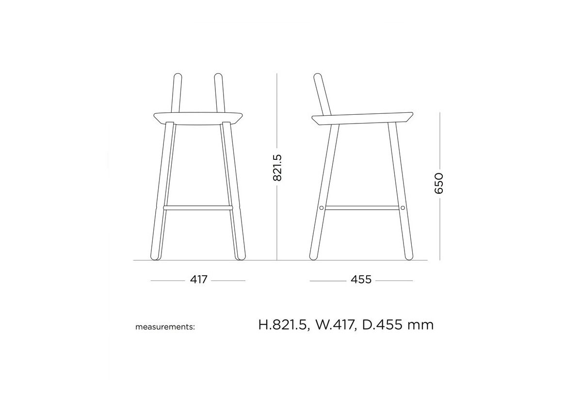 TABOURET DE BAR NAIVE