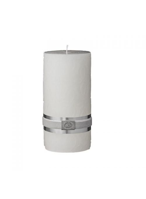 DECORATION BOUGIE CYLINDRIQUE BLANC