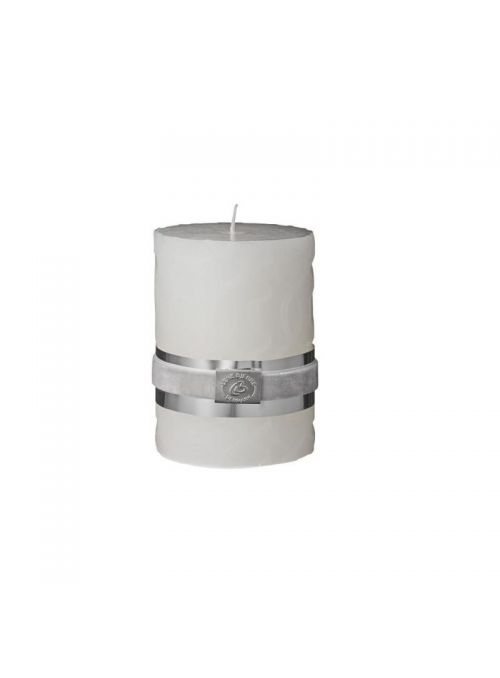 DECORATION BOUGIE CYLINDRIQUE BLANC