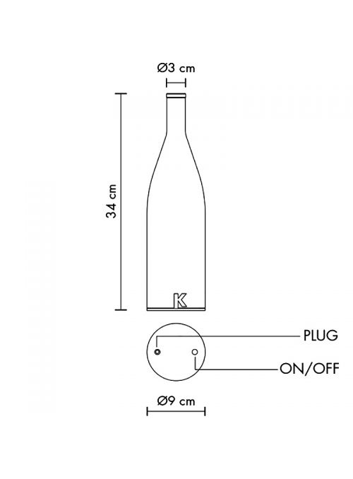 LAMPE DE TABLE BACCO