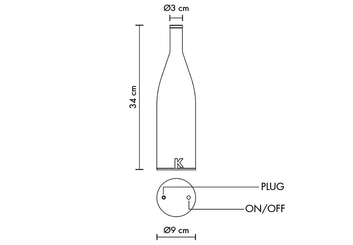 LAMPE DE TABLE BACCO