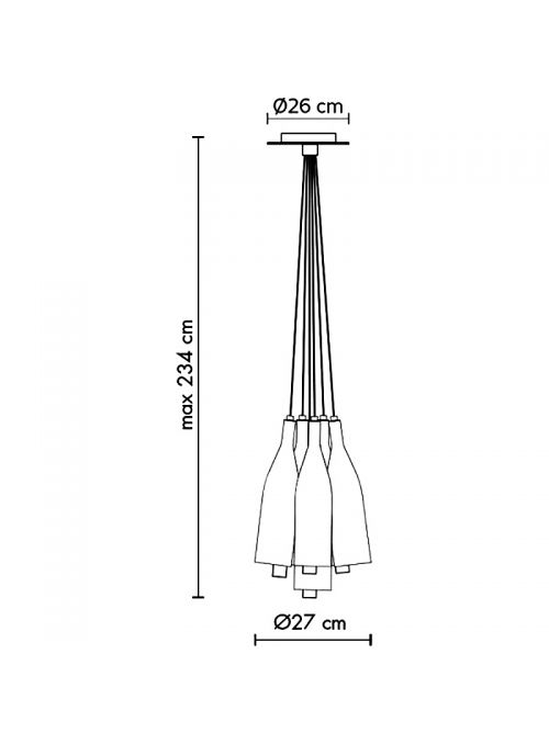 SUSPENSION BACCO 6 EN 1