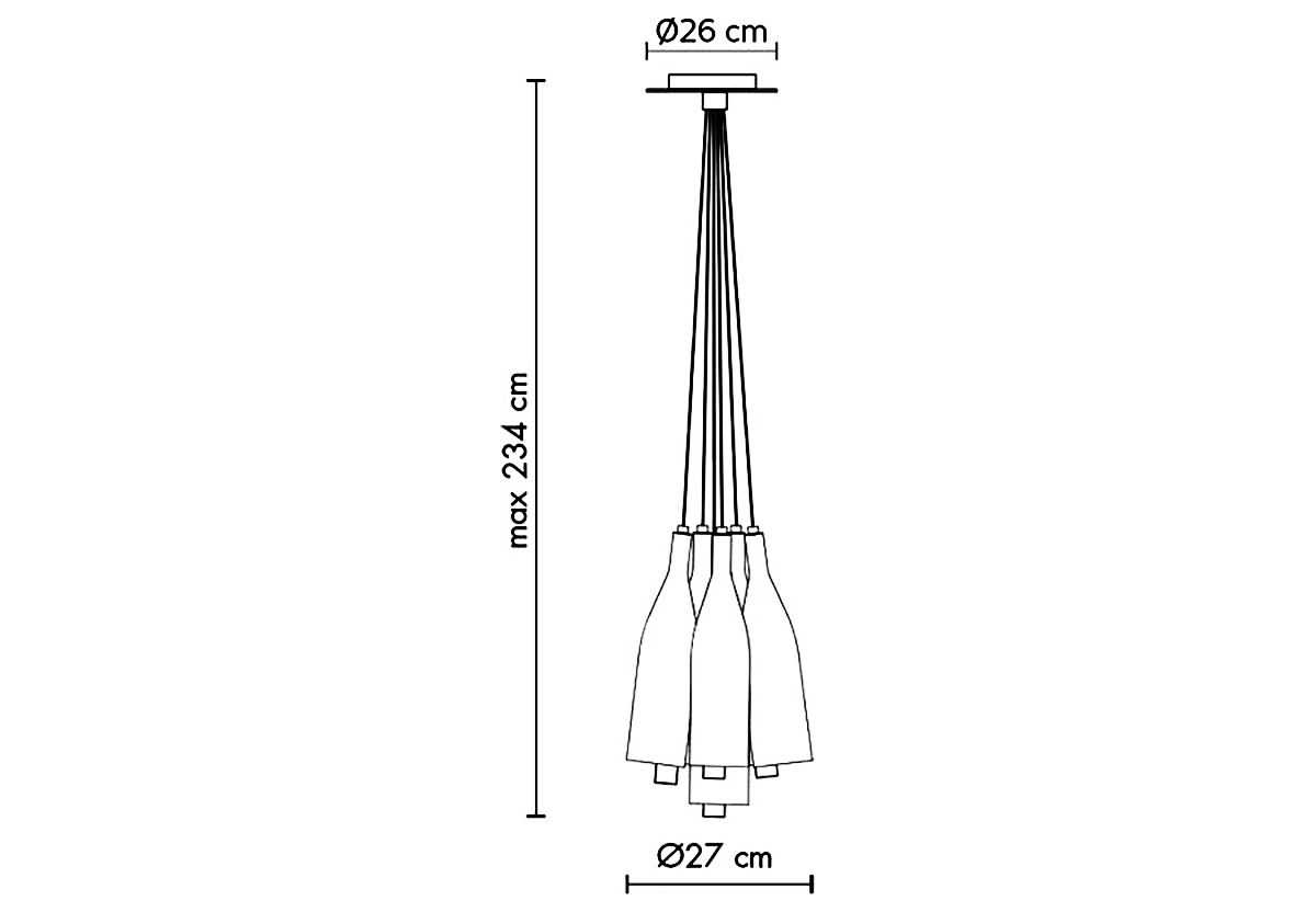 SUSPENSION BACCO 6 EN 1