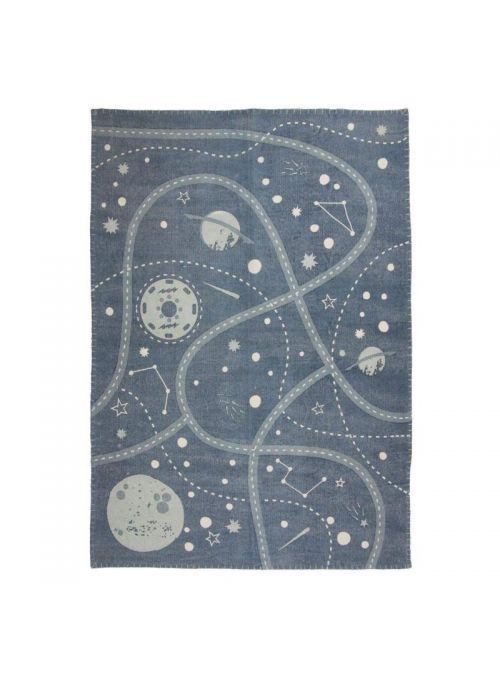 TAPIS LITTLE GALAXY BLEU