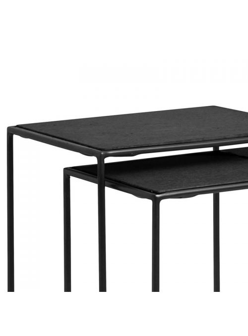 SET DE 2 TABLES D'APPOINT TIMELESS