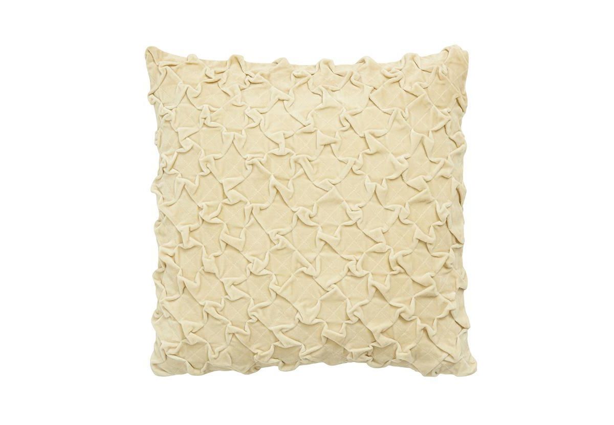 HOUSSE DE COUSSIN JAUNE CREME