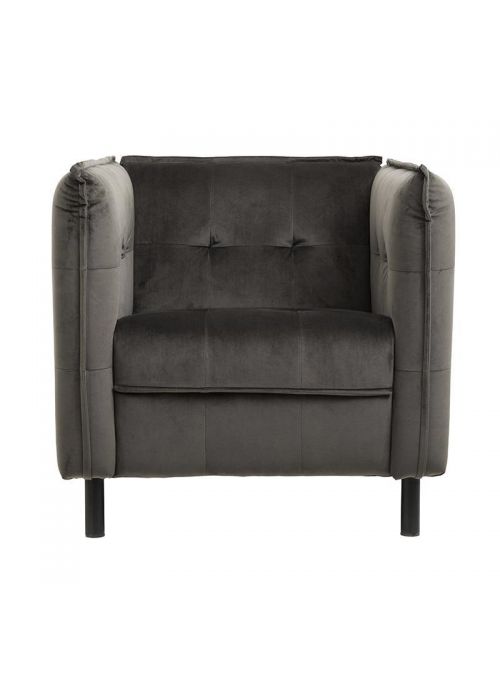 FAUTEUIL LOUNGE VELOURS