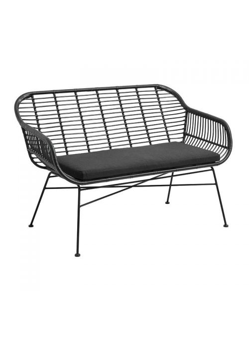 BANC DE JARDIN AVEC COUSSIN