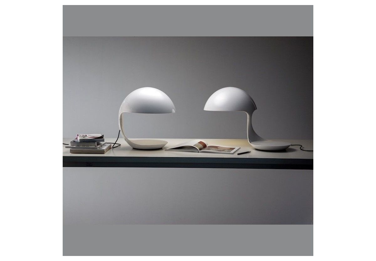 LAMPE DE TABLE COBRA BLANCHE