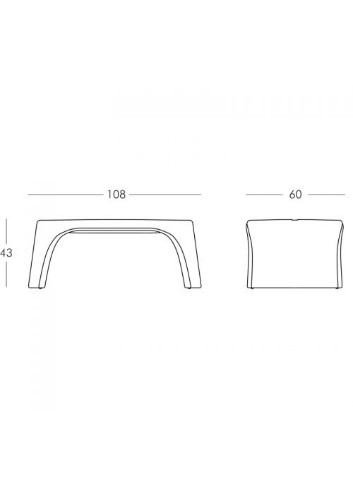 BANC EMPILABLE AMELIE PANCHETTA