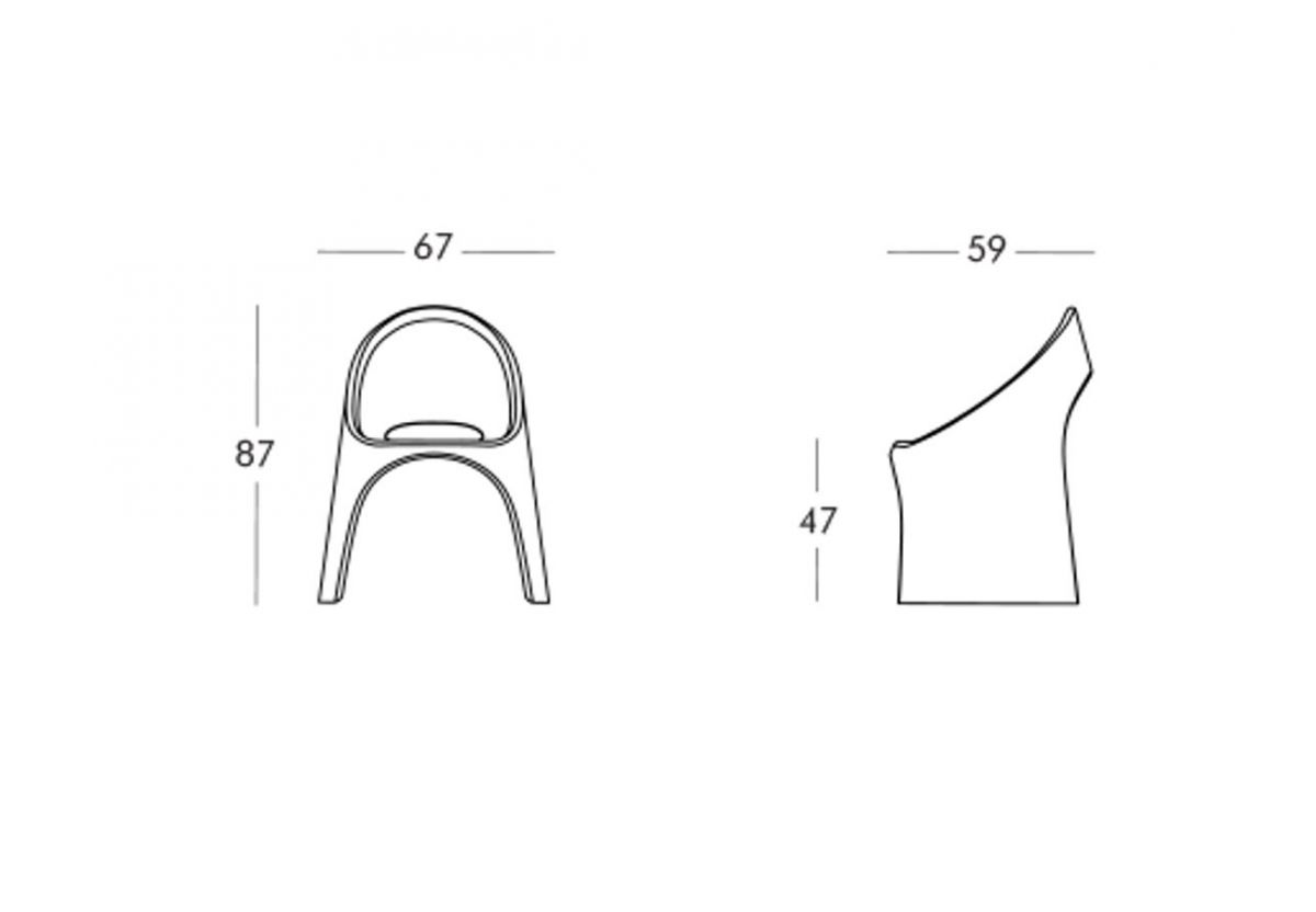 CHAISE EMPILABLE AMELIE