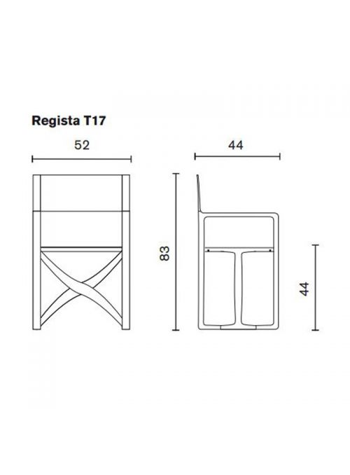 FAUTEUIL PLIANT REGISTA T17