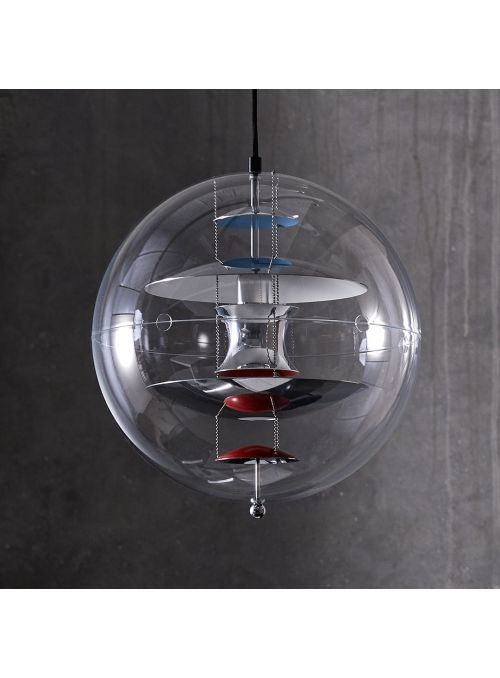 SUSPENSION VP GLOBE EN VERRE COLORE