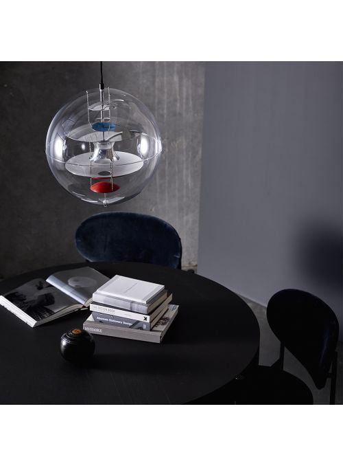 SUSPENSION VP GLOBE EN VERRE COLORE