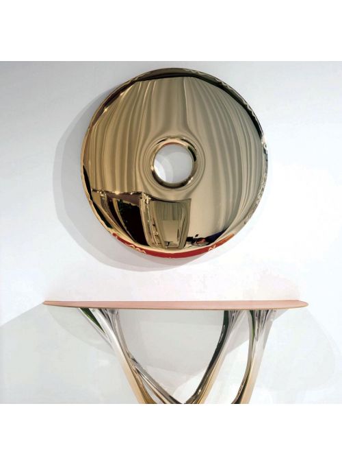 MIROIR RONDO GOLD