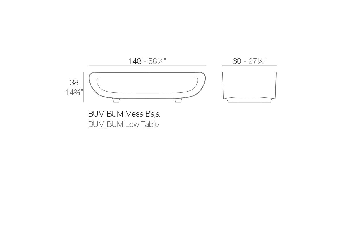 TABLE BASSE BUM BUM