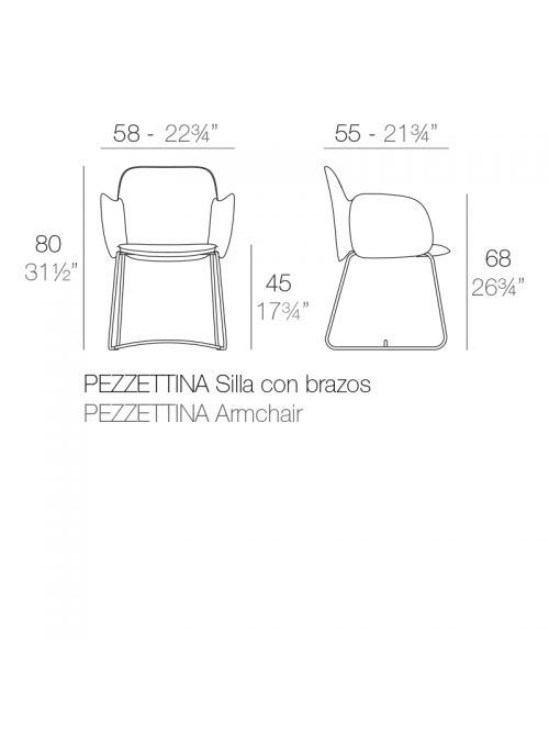 CHAISE PEZZETTINA