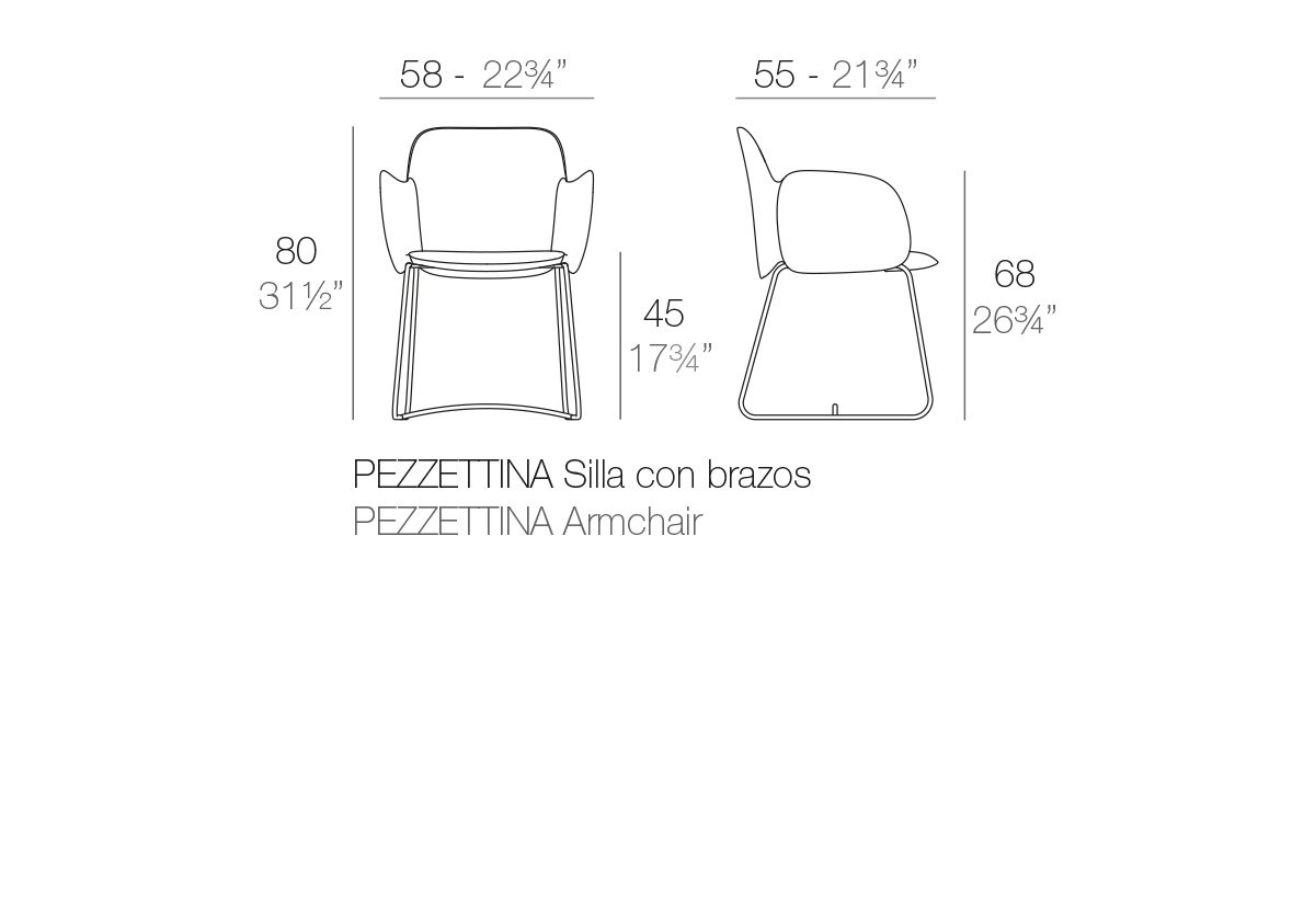 CHAISE PEZZETTINA