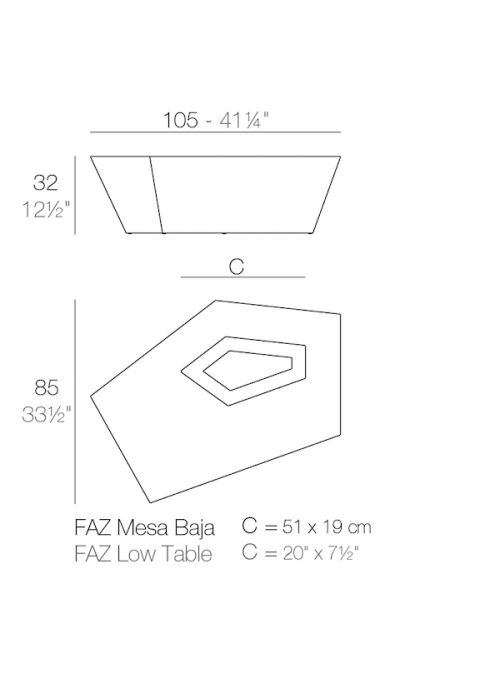 TABLE BASSE FAZ