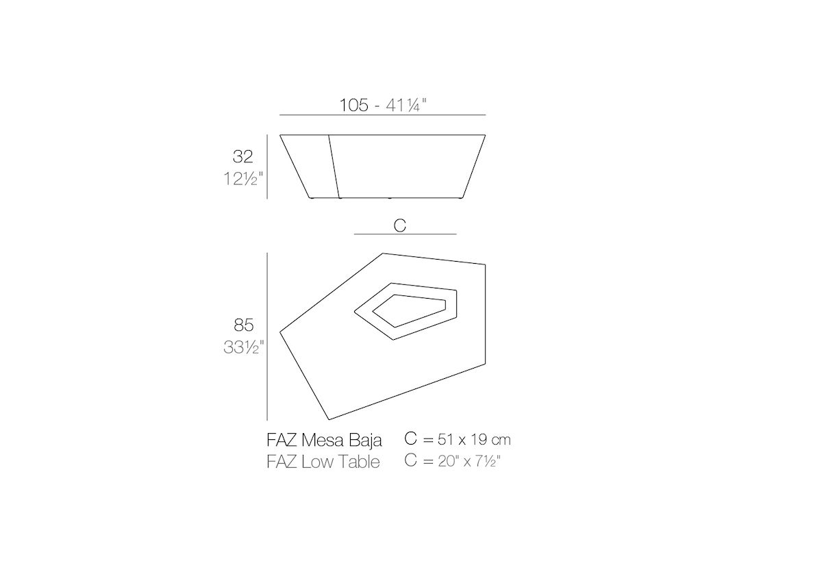 TABLE BASSE FAZ