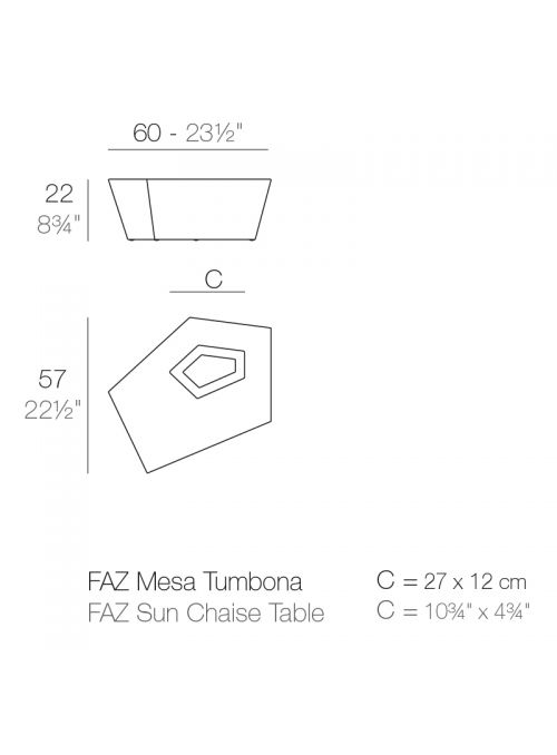 PETITE TABLE BASSE FAZ