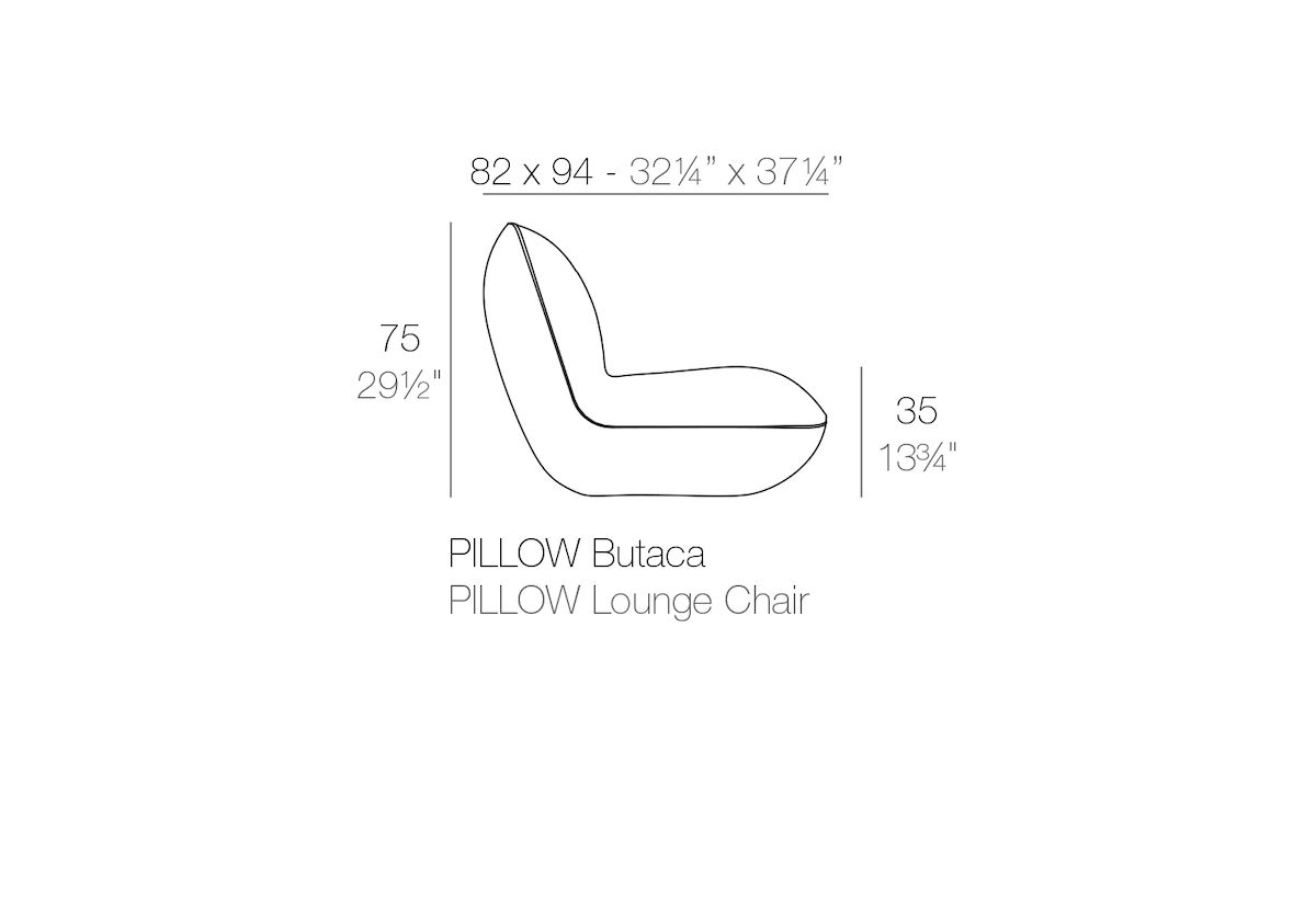 CHAISE LOUNGE PILLOW