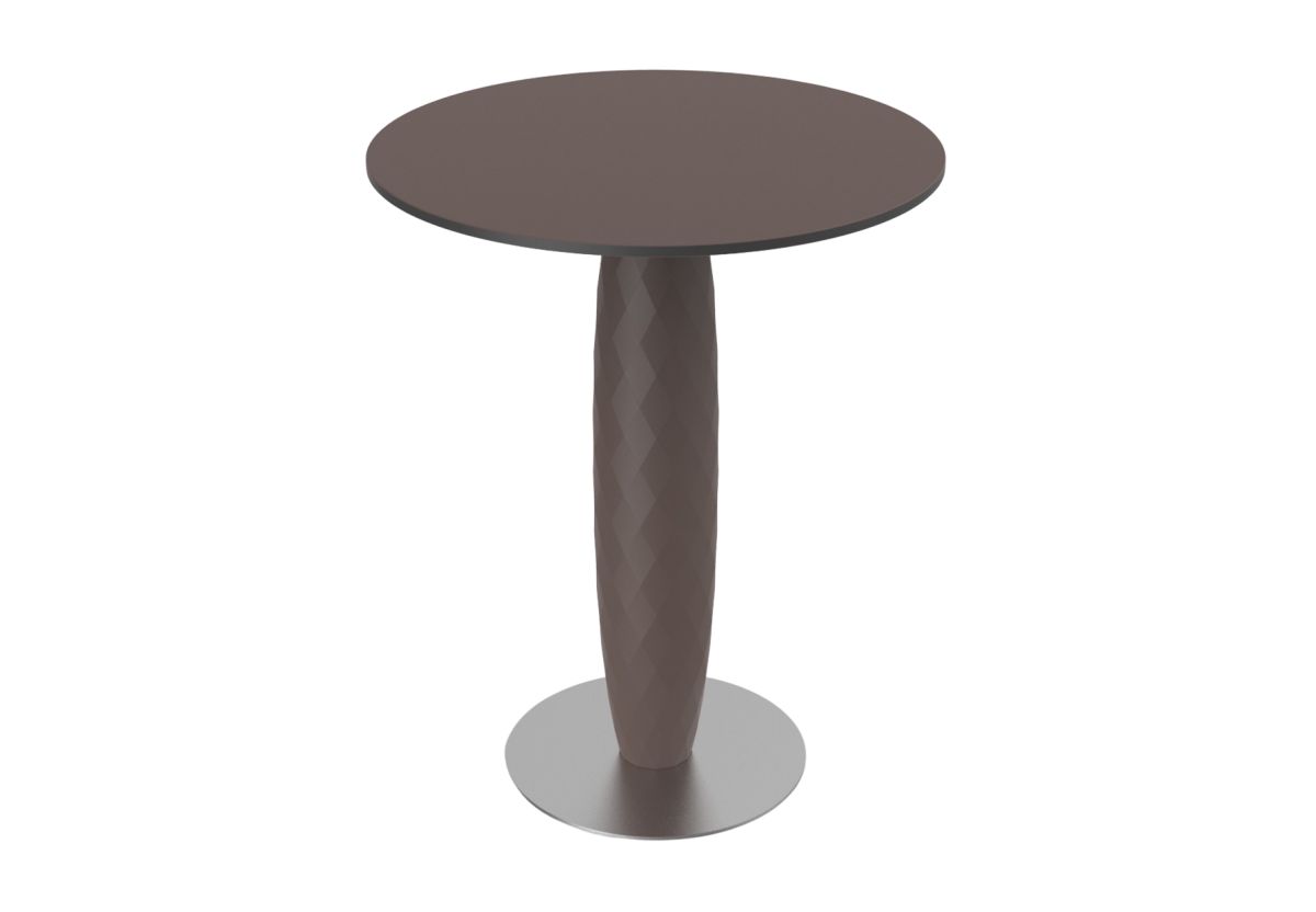 TABLE VASES RONDE